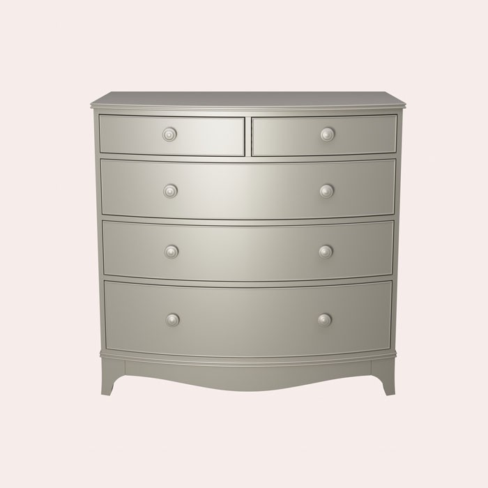 Broughton Pale French Grey 2+3 Drawer Chest