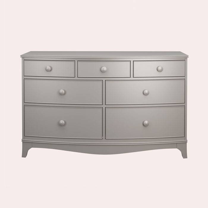 Broughton Pale French Grey 3+4 Drawer Chest