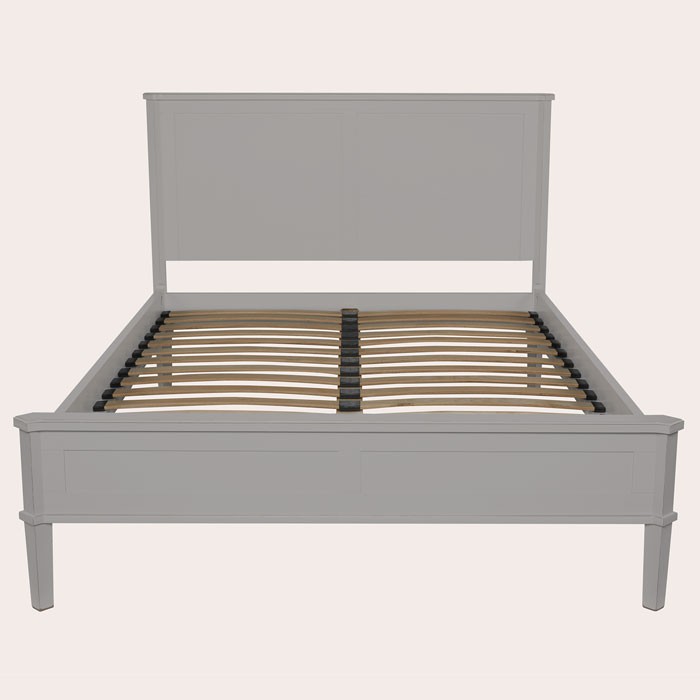 Henshaw Pale Charcoal Bed Frame