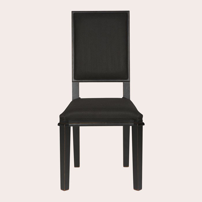 Henshaw Black Pair Of Dining Chairs