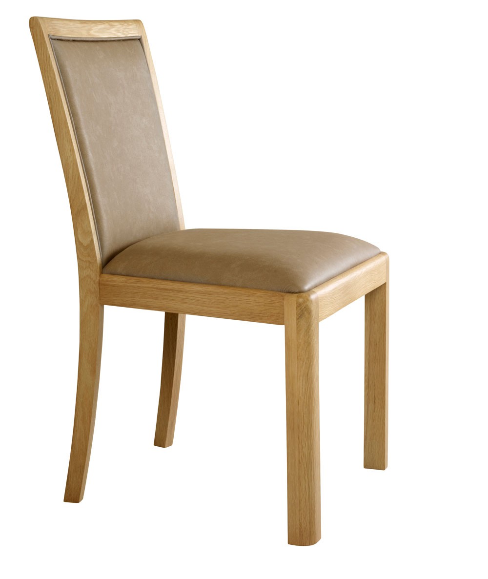 Stockholm Low Back Chair Taupe Leather