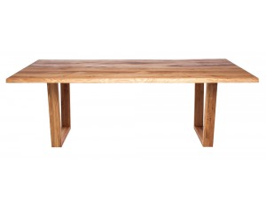 Fargo Oak Dining Table with Trapeze wooden leg 4x10 cm