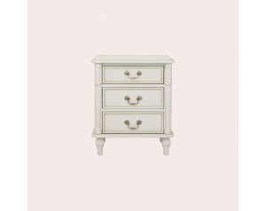 Clifton Dove Grey 3 Drawer Bedside Chest
