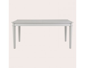Henshaw Pale Steel Extending Dining Table