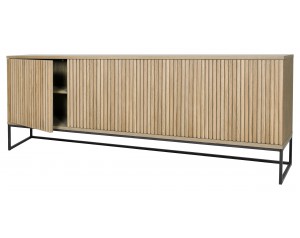 Timo 4 Door Sideboard With Slatted Front