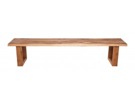 Fargo Oak Bench with U-shape wooden leg 4x10cm
