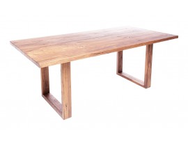 Fargo Oak Dining Table with U-shape wooden leg 4x10 cm