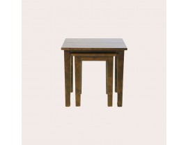 Garrat Dark Chestnut Nest Of 2 Tables