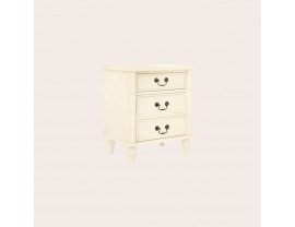 Clifton Ivory 3 Drawer Bedside Chest