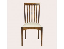 Garrat Dark Chestnut Pair Of Dining Chairs