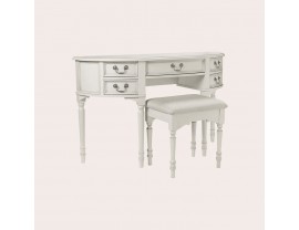Clifton Dove Grey 5 Drawer Dressing Table & Stool Set