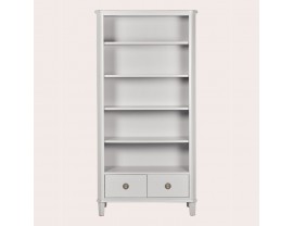 Henshaw Pale Steel 2 Drawer Single Bookcase