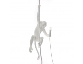 Monkey Lamp With Rope White