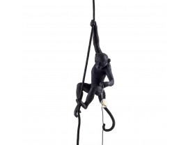 Monkey Lamp With Rope Black