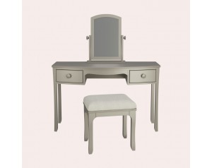 Broughton Pale French Grey 2 Drawer Dressing Table Set