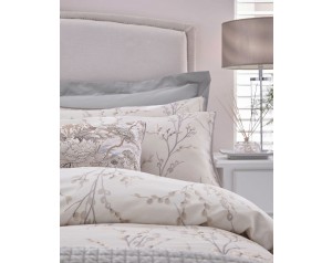 Laura Ashley Pussy Willow Dove Grey Duvet Cover and Pillowcase Set