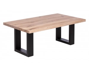 Fargo Oak Coffee Table with U-shape leg 4x10cm