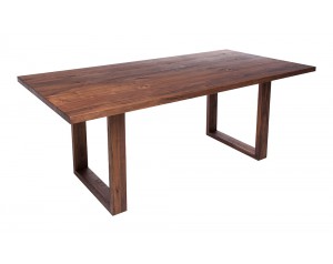 Fargo Walnut Dining Table with U-shape wooden leg 4x10cm