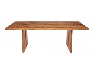 Fargo Oak Dining Table with Full Wooden Leg