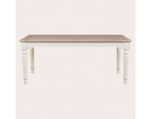 Dorset White Fixed Top Dining Table
