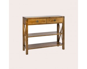 Balmoral Honey 2 Drawer Console Table
