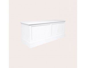 Ashwell Cotton White Blanket Box