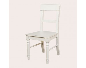 Dorset White Pair Of Dining Chairs
