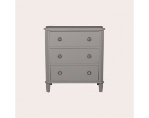 Henshaw Pale Charcoal 3 Drawer Chest