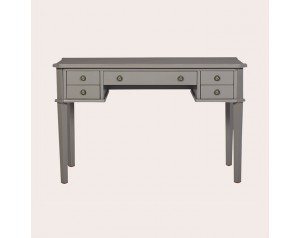 Henshaw Pale Charcoal 5 Drawer Desk