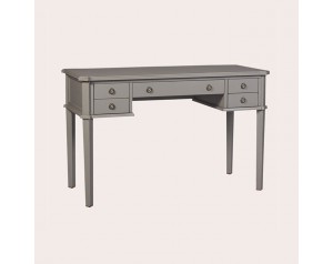 Henshaw Pale Charcoal 5 Drawer Desk