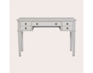 Henshaw Pale Steel 5 Drawer Desk