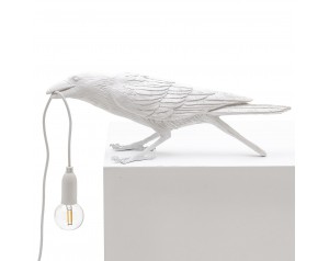 Bird Lamp Playing White