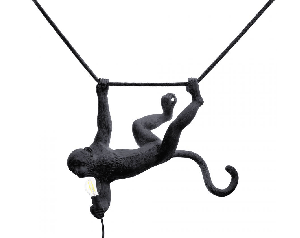 Monkey Lamp Swing Black