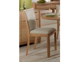 Stockholm Low Back Chair Natural Fabric
